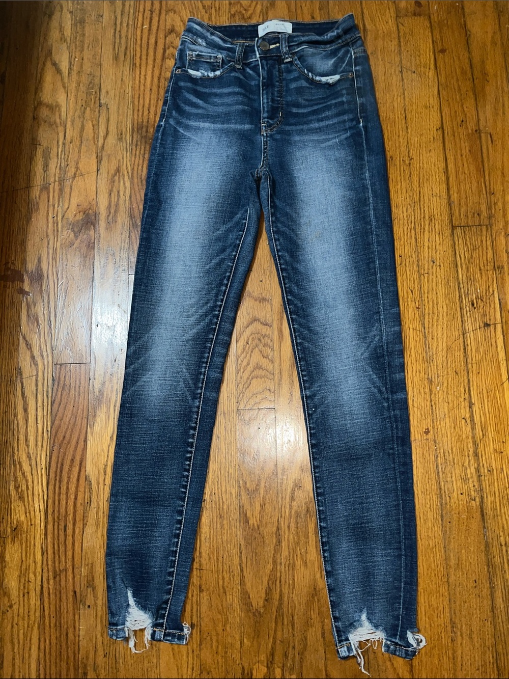 BKE Billie Slim Fit High-Rise Ankle Skinny Denim Jeans - Blue Size 24 - Picture 4 of 11